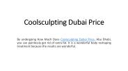 Coolsculpting Dubai Price