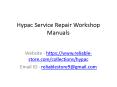 Hypac Service Repair Workshop Manuals PowerPoint PPT Presentation