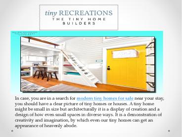 Tiny Homes for Sale in Texas