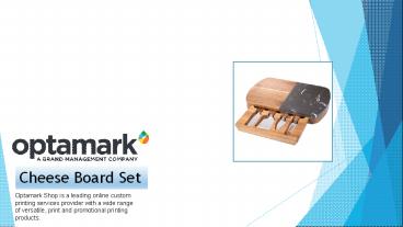 Buy Custom cheese board Set - Optamark