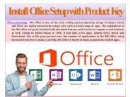 office.com/setup - enter product key