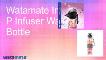 Best Fruit Infuser Water Bottle