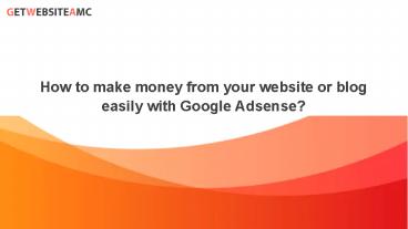 Can you make money from blog writing with adsense
