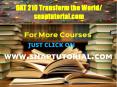 DAT 210 Transform the World / snaptutorial.com PowerPoint PPT Presentation