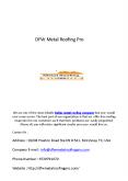 Commercial Roofers in Dallas - DFWMetalRoofingPro PowerPoint PPT Presentation