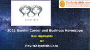 2021 Gemini Career and Business Horoscope