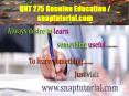 QNT 275 Genuine Education / snaptutorial.com PowerPoint PPT Presentation