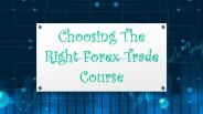 Choosing The Right Forex Trade Course
