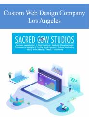 Custom Web Design Company Los Angeles