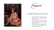 Designer Banarasi Silk Saree