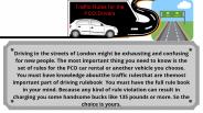 Traffic Rules for the PCO Drivers