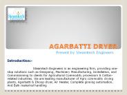 Agarbatti & dhoop dryer