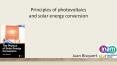 Principles of photovoltaics and solar energy conversion PowerPoint PPT Presentation