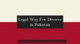 Legal Way To Know The Court Marriage Procedure in Pakistan 2020 PowerPoint PPT Presentation