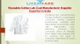 Reusable Cotton Lab Coat Manufacturer Supplier Exporter in India PowerPoint PPT Presentation