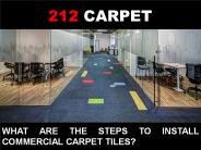 What Are the Steps to Install Commercial Carpet Tiles?