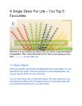 A Single Straw For Life – Our Top 5 Favourites PowerPoint PPT Presentation