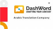 Arabic Translation Company