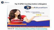 Top IAS Coaching Institutes In Bangalore