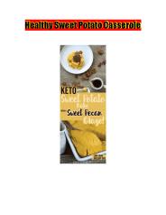 Healthy Sweet Potato Casserole