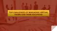 Top Challenges of Managing Virtual Teams and Their Solutions PowerPoint PPT Presentation