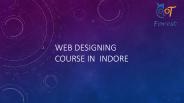 web designing course in indore