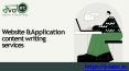 Best Website And Application Content Writing Services  | Content Writing PowerPoint PPT Presentation