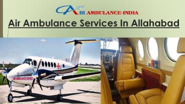 Air Ambulance Allahabad,