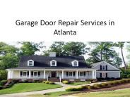 Garage Door Repair Services in Atlanta