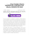 Fortnite Vbucks Generator 2020 PowerPoint PPT Presentation