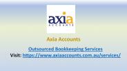 Outsourced bookkeeping