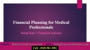 Financial Planning Medical Professionals