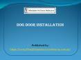 Dog Door Installation PowerPoint PPT Presentation
