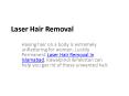 Laser Hair Removal PowerPoint PPT Presentation
