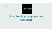Free Mockup templates for designers