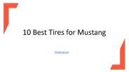 10 Best Tires for Mustang
