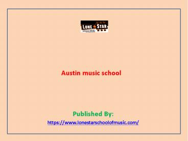 Austin music school
