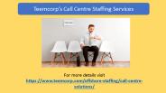 Call centre outsourcing