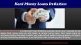 Hard Money Definition California PowerPoint PPT Presentation