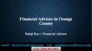 Financial Advisor in Orange County, California