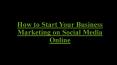 Social Media Marketing Stratergy PowerPoint PPT Presentation