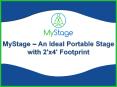 An Ideal Portable Stage with 2'x4' Footprint PowerPoint PPT Presentation