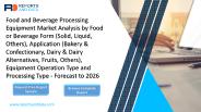 Food and Beverage Processing Equipment Market