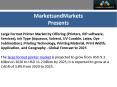 Large Format Printer Market by  Printing Technology, Printing Material, Print Width, Application, and Geography - Global Forecast to 2025 PowerPoint PPT Presentation
