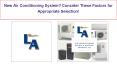 New Air Conditioning System Consider these Factors for Appropriate Selection! PowerPoint PPT Presentation