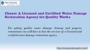 Water Damage Malibu CA