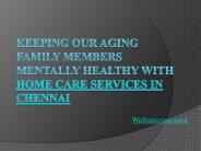 Home Care services in Chennai