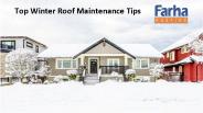 Top Winter Roof Maintenance Tips