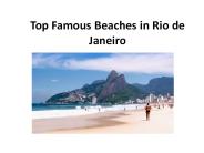 Top Famous Beaches in Rio de Janeiro