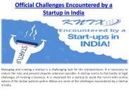Challenges Encountered by a Startup in India